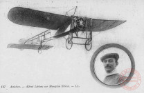 Cartes d'Autrefois (1890-1920) - Transports et communications - Aviation - Alfred Leblanc sur Monoplan Blériot