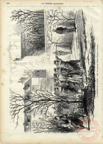 Les cadavres des généraux Clément Thomas et Lecomte - Mort des généraux Clément Thomas et Lecomte