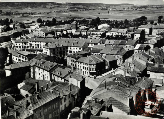 En avion au-dessus de... Chateau-Salins (Moselle) - Vue Générale