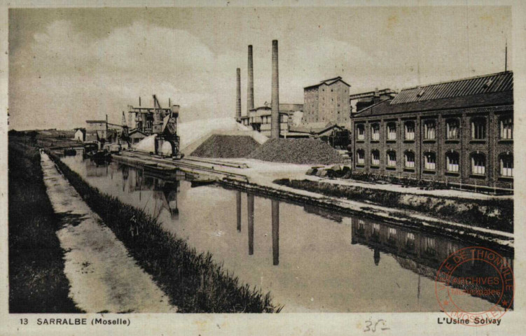 Sarralbe : Usine Solvay