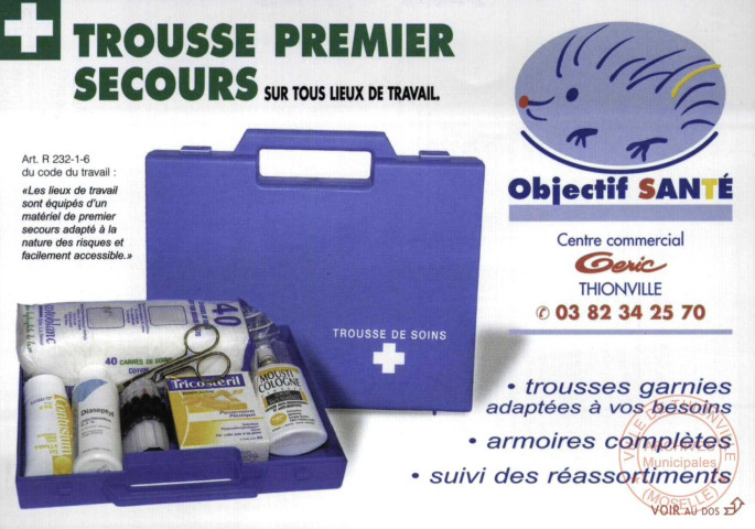 Objectif Santé - Trousse de Premier Secours