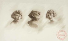 Triptyque - Portrait d'une fille réalisé en studio par J. Rio (Metz)