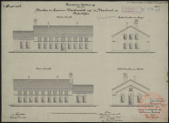 REVISIONS ZEICHNUNG ÜBER DEN NEUBAU DER GARNISON WASCHANSTALT AUF DER MOSELINSEL ZU DIEDENHOFEN. DUPLICAT I. BLATT 4.