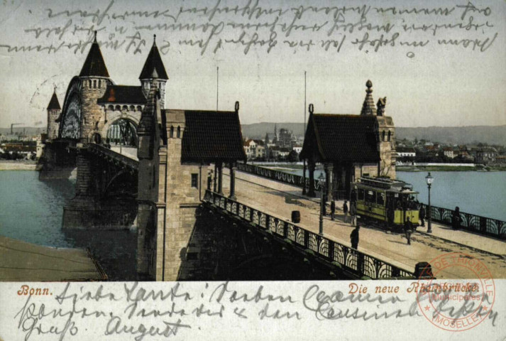 Bonn. Die neue Rheinbrücke.