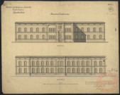 NEUBAU DES GARNISON-LAZARETH IN DIEDENHOFEN.
