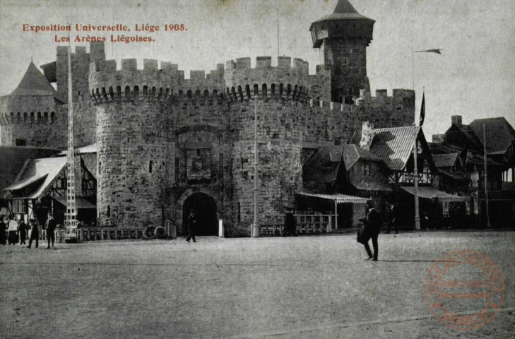 Exposition Universelle,Liège 1905. Les Arènes Liégoises.