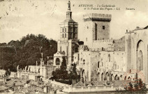 Avignon. La Cathédrale et le Palais des Papes.