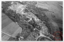Vue aérienne de Rodemack