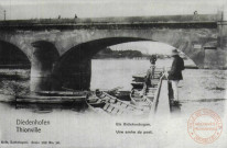 Diedenhofen - Ein Brückenbogen / Thionville - Une arche du pont - Thionville en 1902