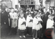 Première messe de Thionville libérée, qui fut célébrée à Saint-François