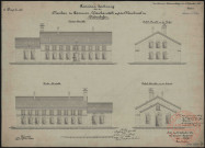 REVISIONS ZEICHNUNG ÜBER DEN NEUBAU DER GARNISON WASCHANSTALT AUF DER MOSELINSEL ZU DIEDENHOFEN. DUPLICAT II. BLATT 4.