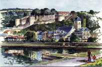 Sierck-les-Bains - Panoramique sur la Moselle