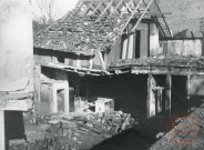 Hangar détruit à l'angle de la rue Joffre et de la rue Castelneau