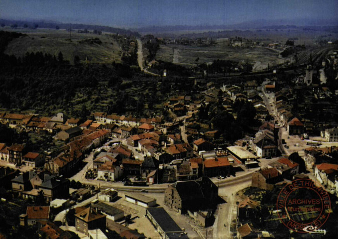 Fontoy (Moselle) - Vue aérienne - Le Centre