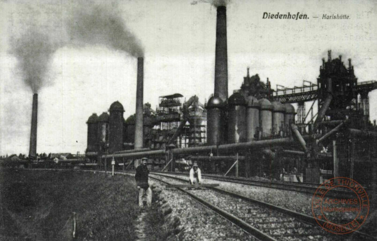 Diedenhofen - Karlshütte / Thionville en 1905 - L'Usine de Thionville 'Karlshütte'