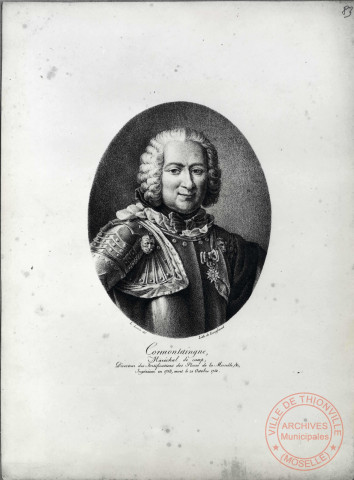 Cormontaigne, Maréchal de camp, directeur des fortifications des Places de la Moselle, &, Ingénieur en 1713, mort le 26 octobre 1752