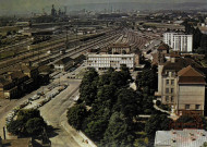 Thionville - Vue sur la gare et le Réseau ferroviaire