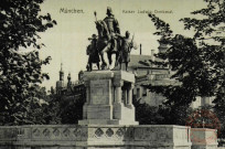 München.Kaiser Ludwig-Denkmal.