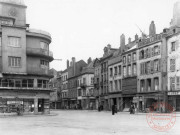 Guerre 1939-1945. La place du Marché côté rue de Paris