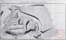 Sierck. Plan du projet général de restauration du château des Ducs de Lorraine.