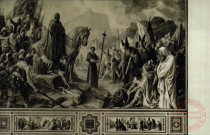 Wislicenus : Karl der Grosse zerstört die Irminsäule. Nach dem Gemälde im Kaiserhause zu Goslar.