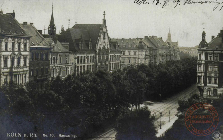 KÖLN a.Rh. Hansaring ' station de métro'