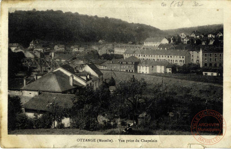 Ottange (Moselle) - Vue prise du Chapelain