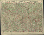 CARTE TARIDE ROUTIERE N°2 LORRAINE, LUXEMBOURG