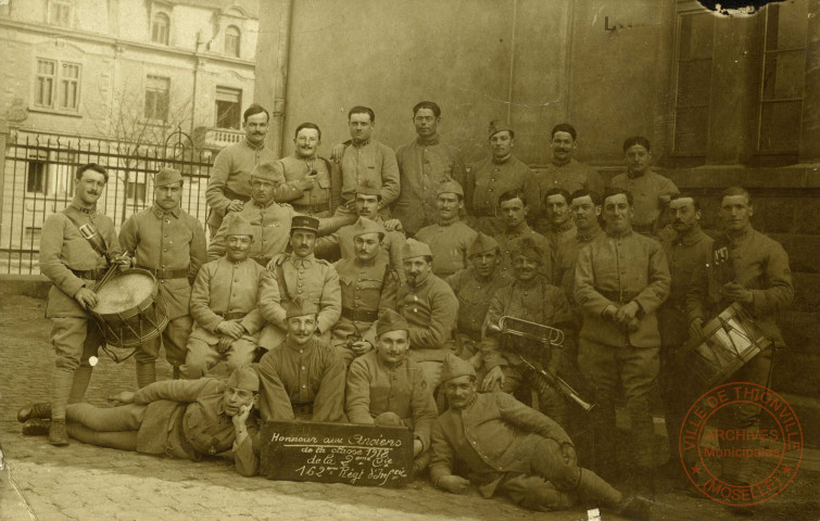 Honneur aux Anciens de la Classe 1918 de la 2e Cie du 162e Régiment d'Infanterie