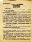 Tract 'Aux détenus communistes' faisant un bilan de la situation militaire, tapuscrit, calque, 7 p., [1943].