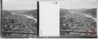 Belgique - Dinant, la Meuse vue de la Citadelle