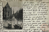 Bruxelles .Place de Broukère,Monument Anspach.