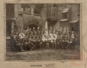 [Photographie des membres de l'association "Rheno-Franconia" de Munich au début du 20ème siècle]