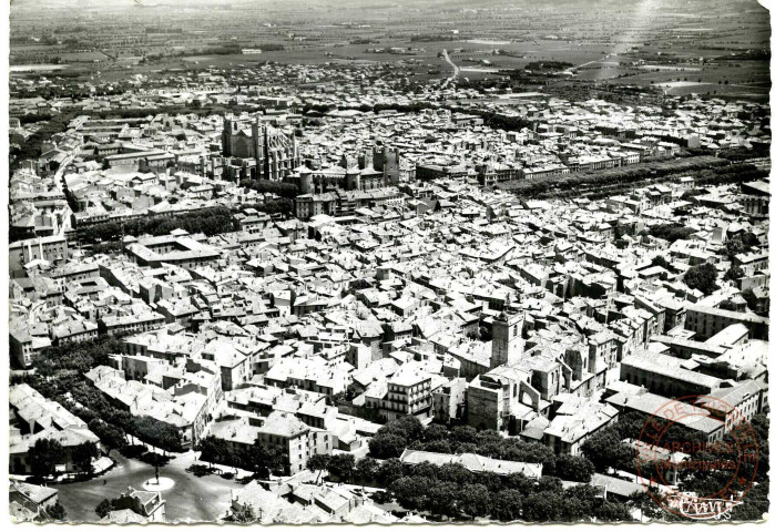 Narbonne (Aude) - Vue aérienne - Panorama sur la Ville