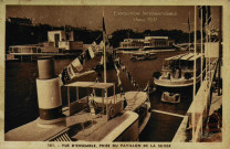Exposition Internationale Paris 1937 - Vue d'ensemble, prise du pavillon de la Suisse