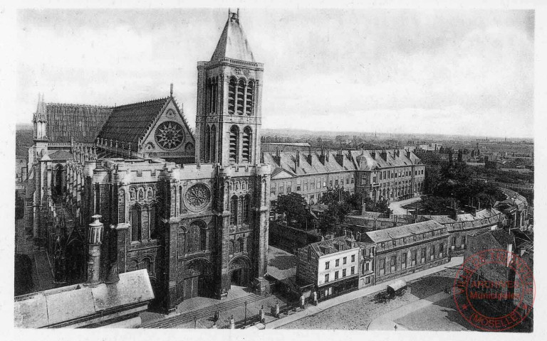 Basilique de Saint-Denis - L'église Abbatiale et l'Abbaye, aujourd'hui maison nationale d'éducation de la Légion d'Honneur