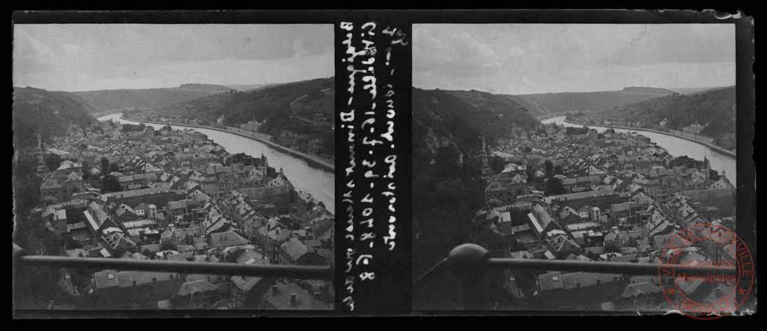 Belgique - Dinant, la Meuse vue de la Citadelle