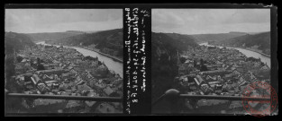 Belgique - Dinant, la Meuse vue de la Citadelle