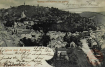 Kyllburg vom Stiftsberg aus gesehen - Gruss aus Kullburg