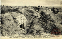 Les Ruines de la Grande Guerre - Craonne - les Tranchées sur le Sommet du Plateau