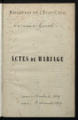 Registre d'état civil (mariages 1919-1924)