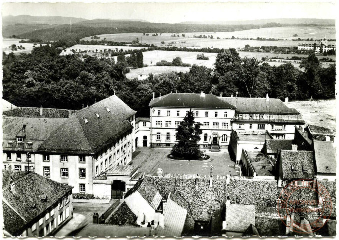 En avion au-dessus de... PHALSBOURG (Moselle) - Lycée Erchmann Chatrian