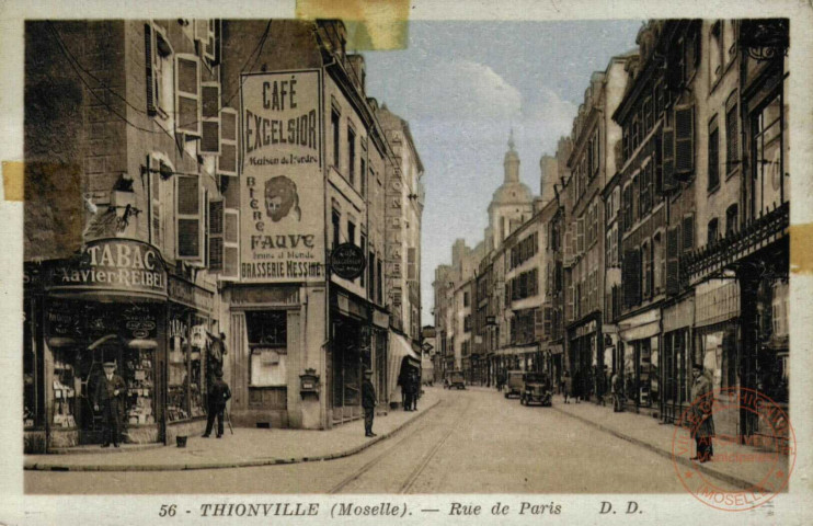 THIONVILLE (Moselle). - Rue de Paris D.D.