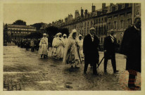Funérailles Nationales du Maréchal Lyautey à Nancy le 02 août 1934 - La Mission Marocaine sur la Place Carrière