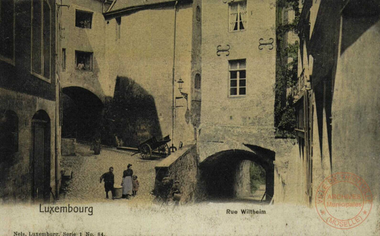 Luxembourg. Rue Wiltheim