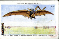 1898. - Ader essaie un appareil appelé "avion" avec succès (Satory).