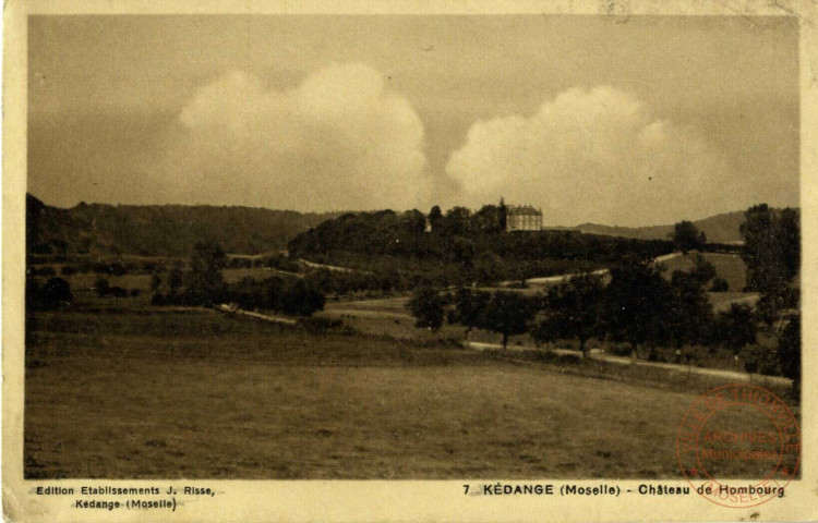 Kédange (Moselle) - Château de Hombourg