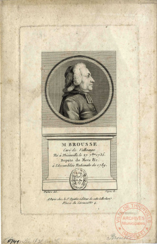 M.Brousse curé de Volkrange