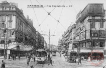 Cartes d'Autrefois (1890-1920) - Villes de province - Marseille (Provence) - Rue Cannebière