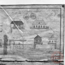 Thionville 1852, plan, coupes et élévations - Extrait de "L'Atlas des bâtiments militaires - Place de Thionville - Quartier de Cavalerie"
